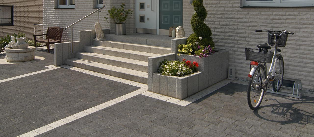 Pflastersteine für den Eingangsbereich | Berger Bauelemente Barsinghausen