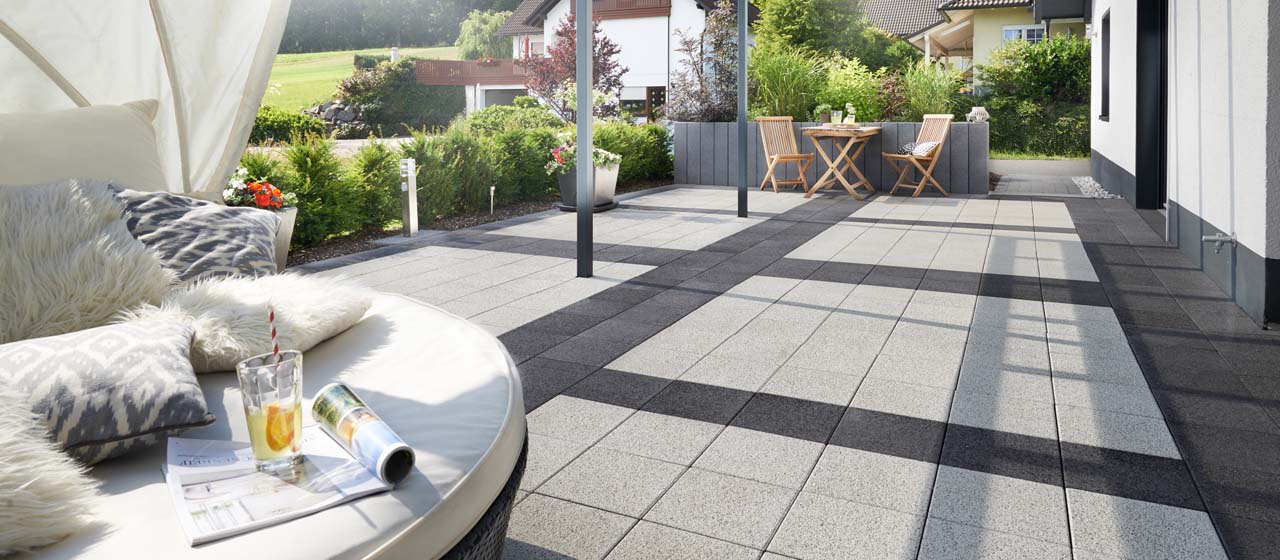 Steinplatten Terrasse | Berger Bauelemente Barsinghausen